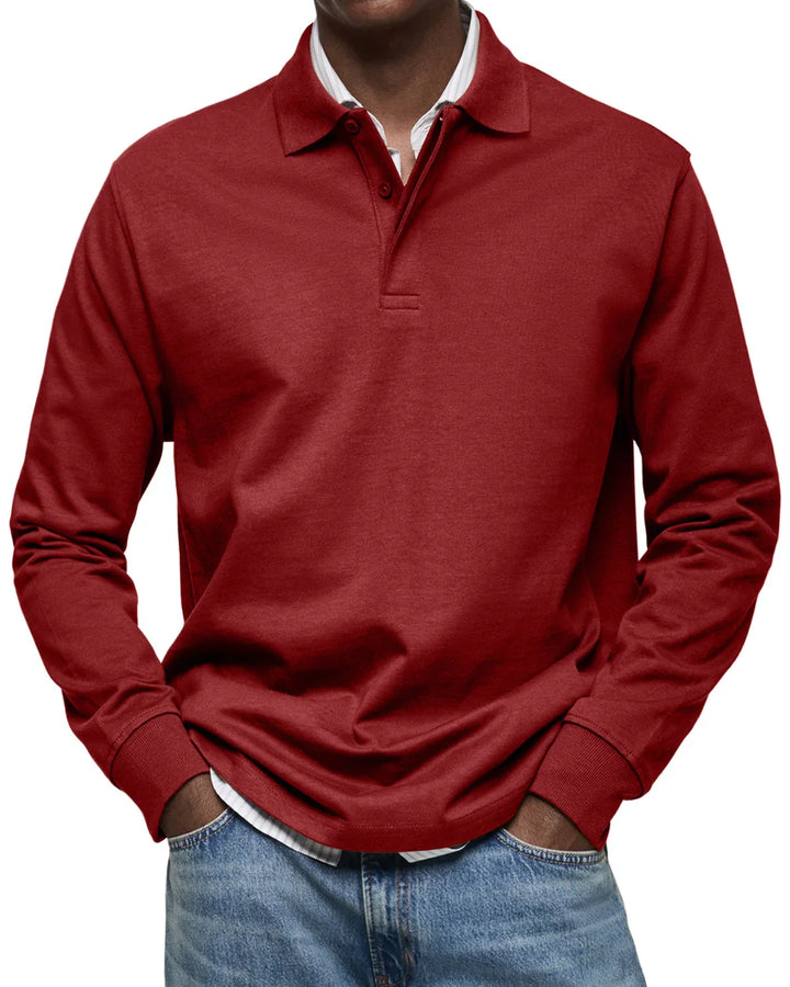 Benno™ | Herren Casual Langarm Polo Shirt
