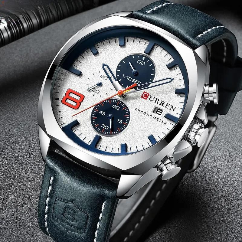 Sportliches wasserdichtes Chronographenuhr