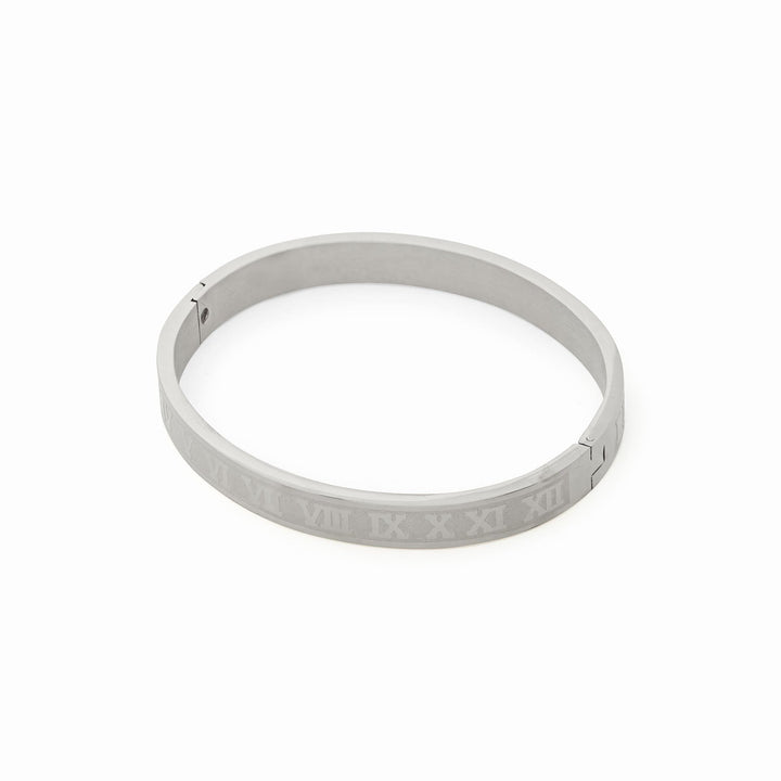 Silbernes Armband mit Römischen Zahlen