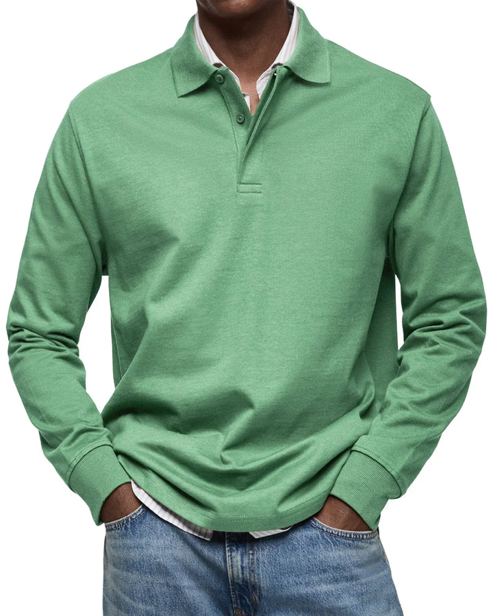 Benno™ | Herren Casual Langarm Polo Shirt