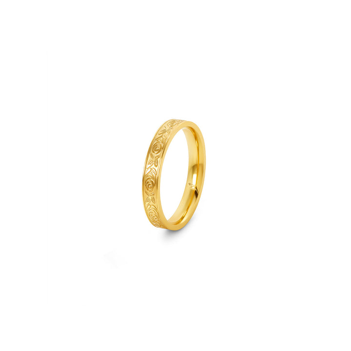 Goldring mit Details