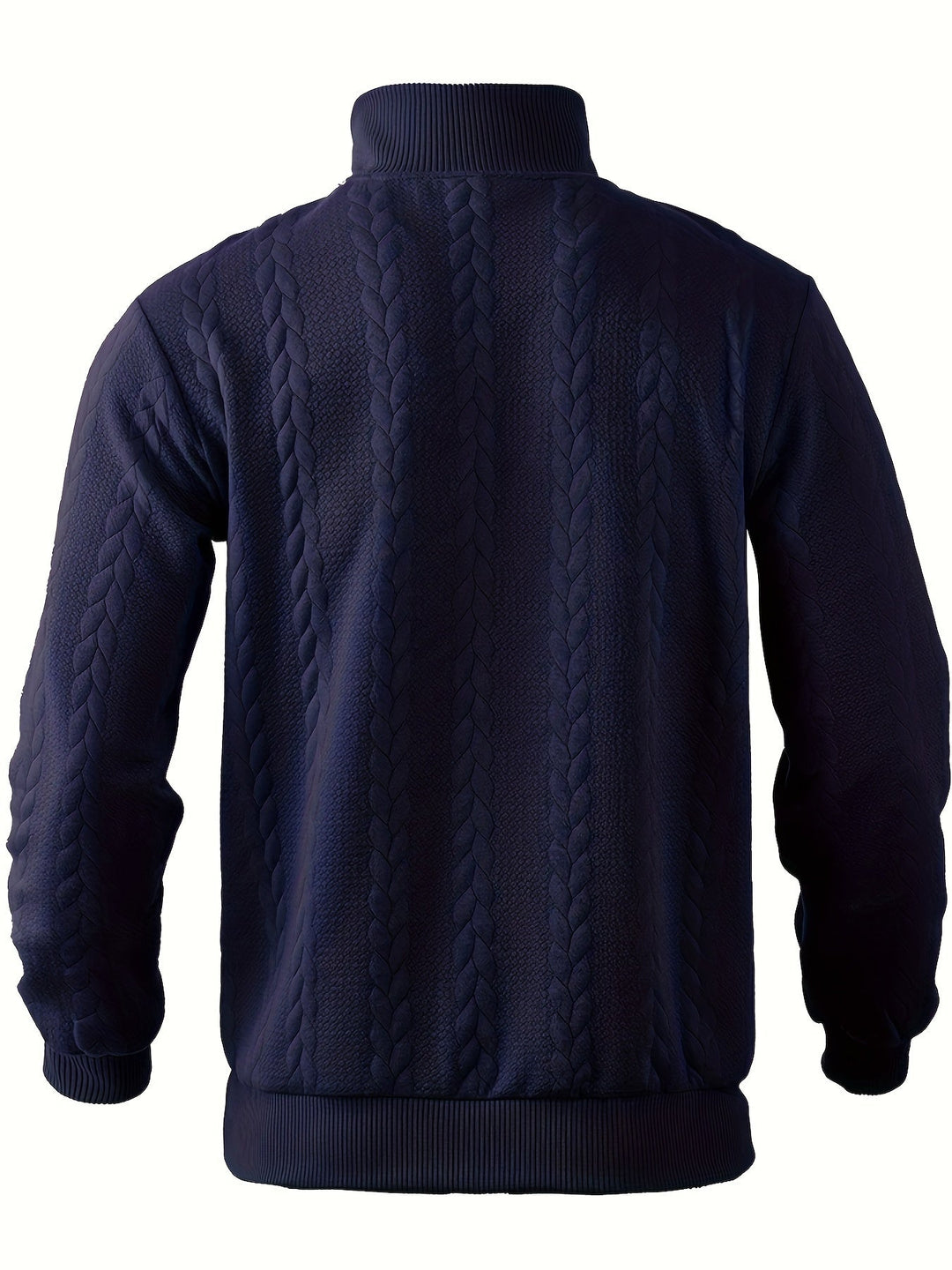 Roberto™ -Vintage Herrenpullover mit Reißverschluss