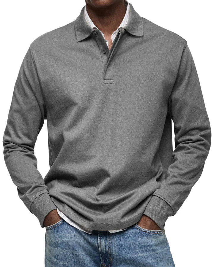 Benno™ | Herren Casual Langarm Polo Shirt