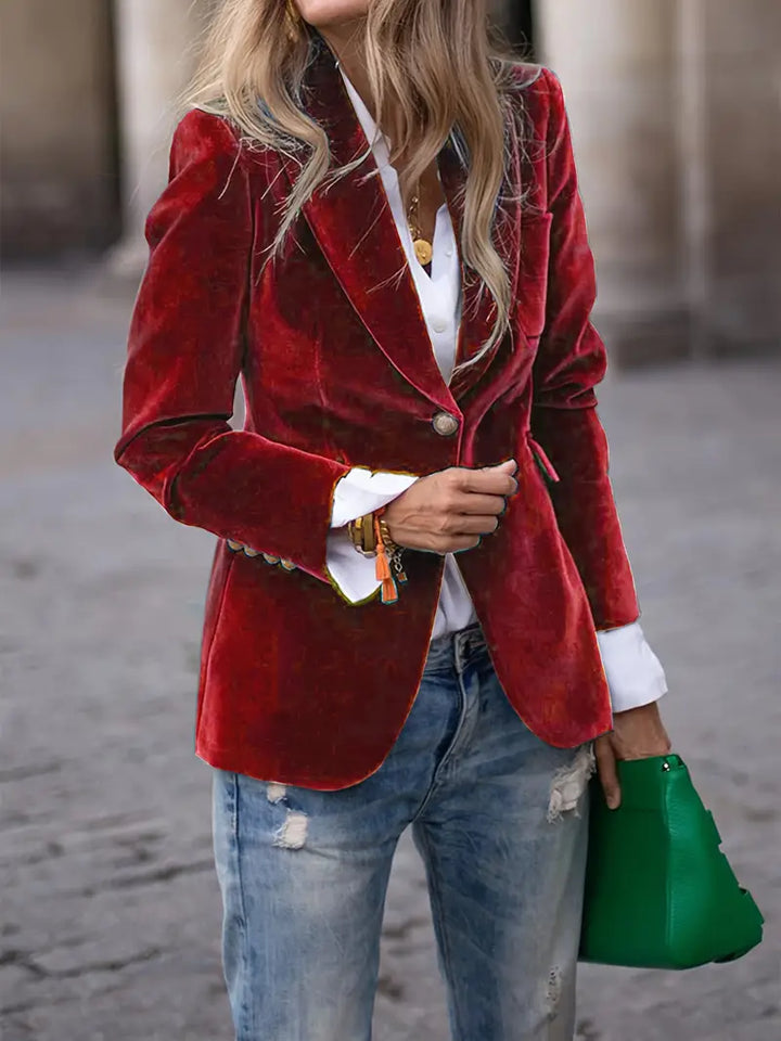 Caterina™ | Eleganter Blazer aus Samt