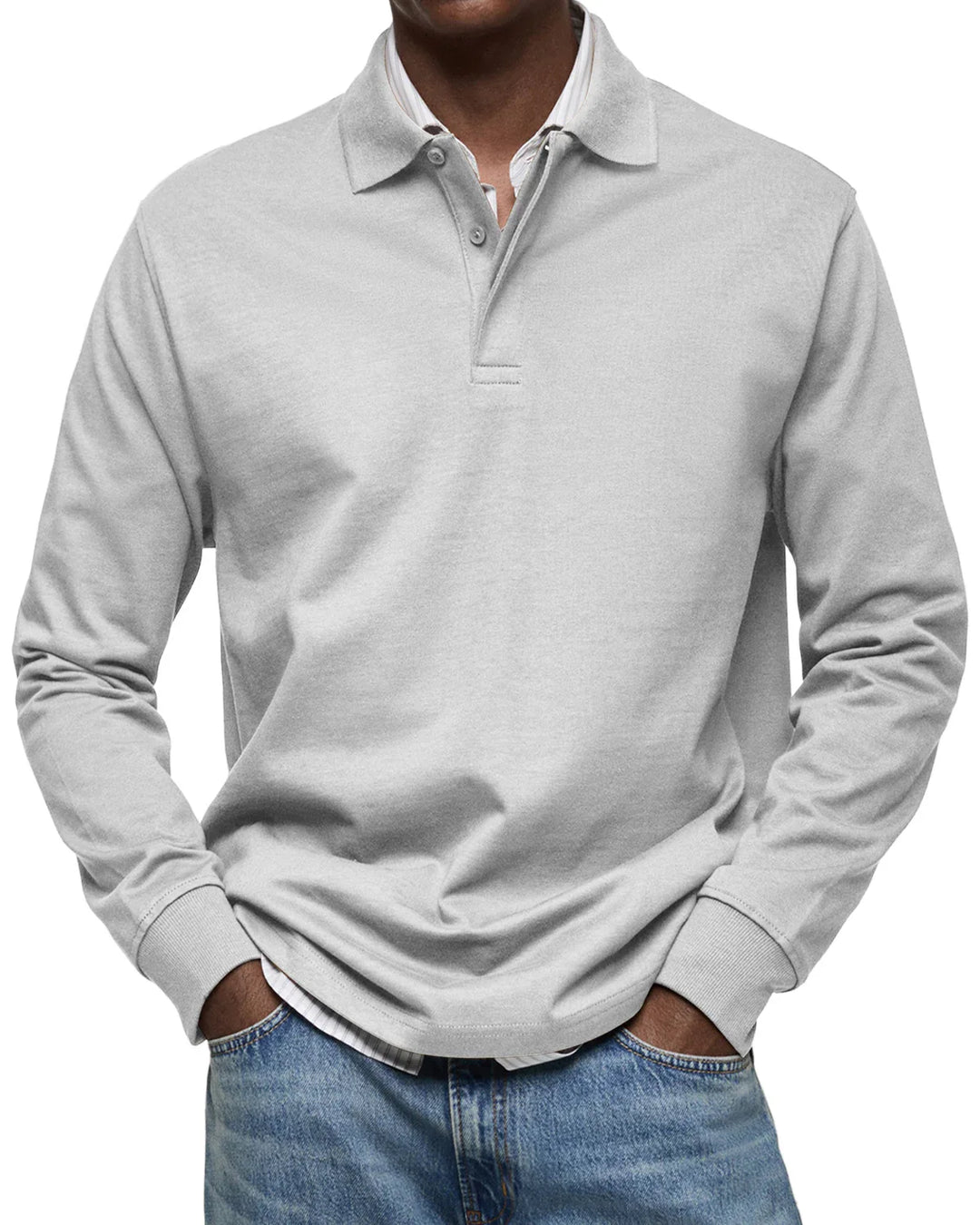 Benno™ | Herren Casual Langarm Polo Shirt