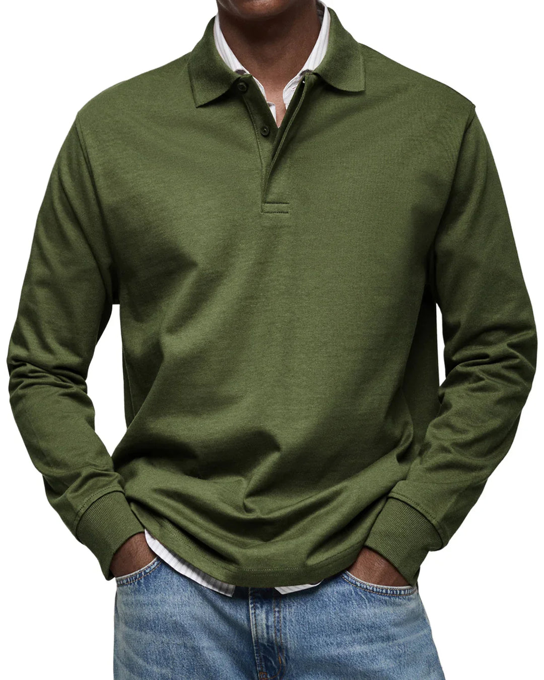 Benno™ | Herren Casual Langarm Polo Shirt