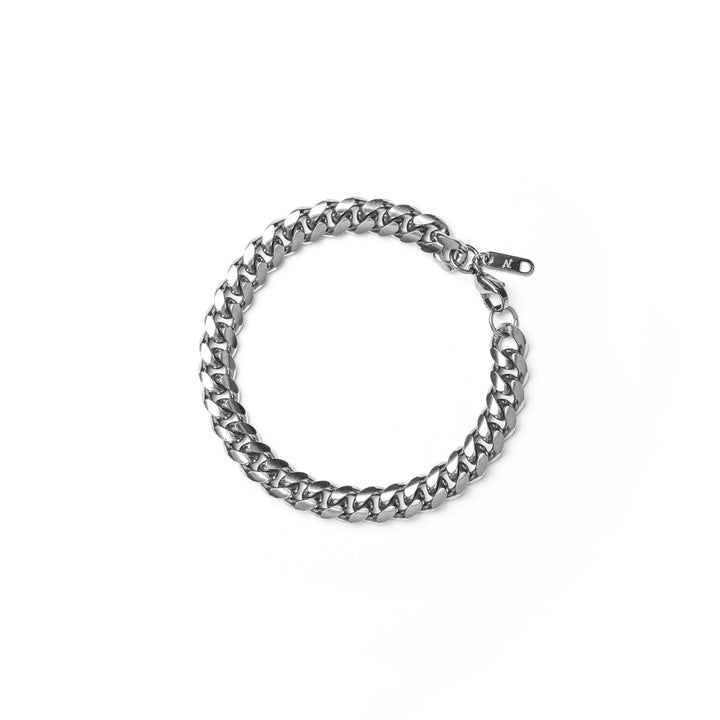Silberne Kettenarmband