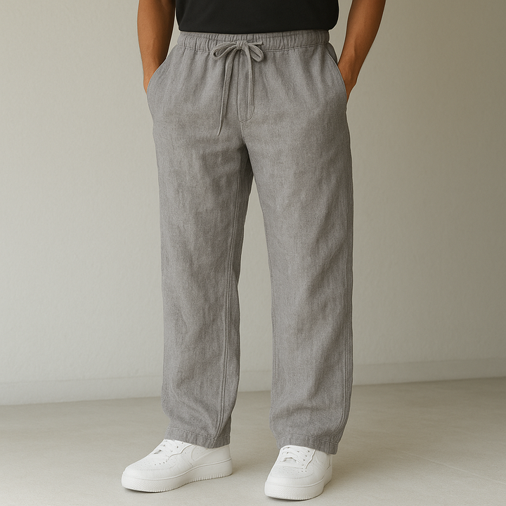 Alveno™ – Leichte Leinenhose mit verstellbarem Bund