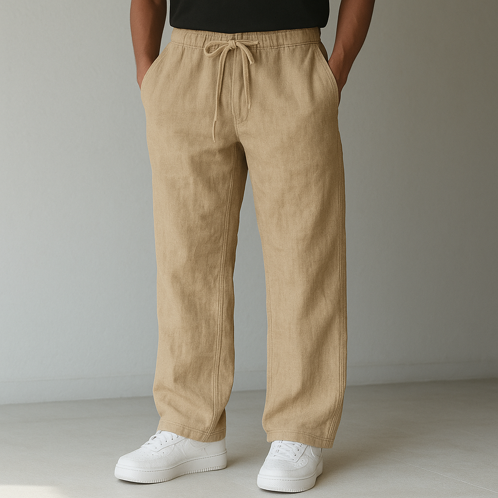 Alveno™ – Leichte Leinenhose mit verstellbarem Bund