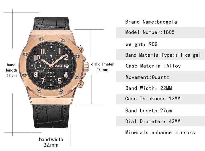 Casual Chronograph-Uhr