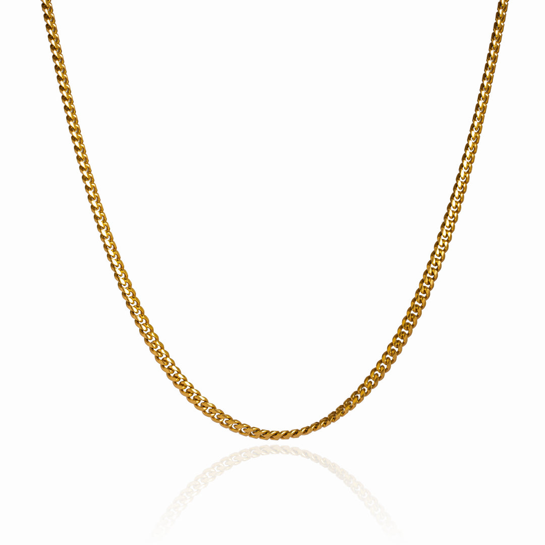 Goldene Curb-Kette
