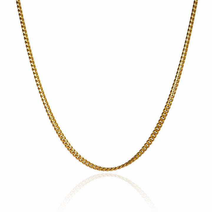 Goldene Curb-Kette
