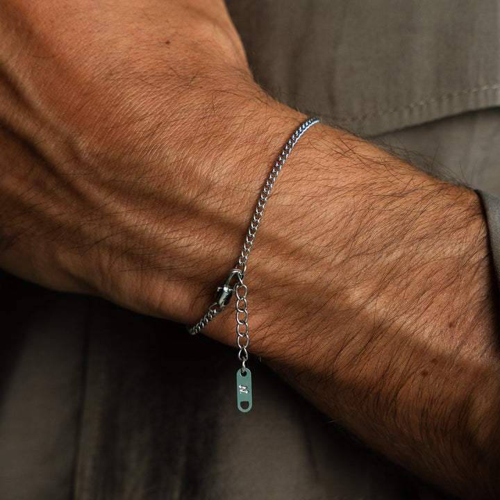 Silbernes Minimalistisches Kettenarmband