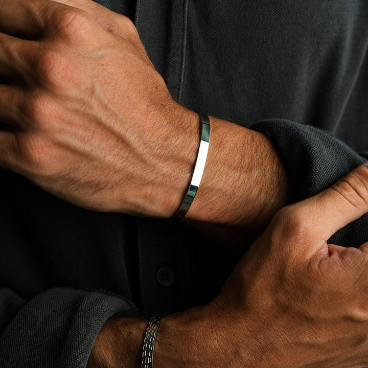 Verstellbares Silberarmband
