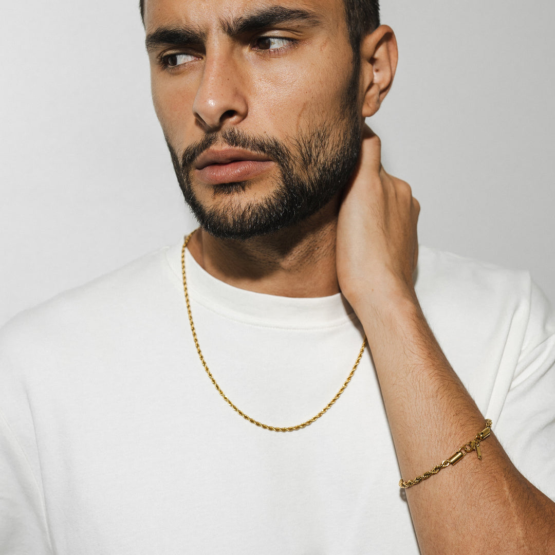Set Goldkette & Armband