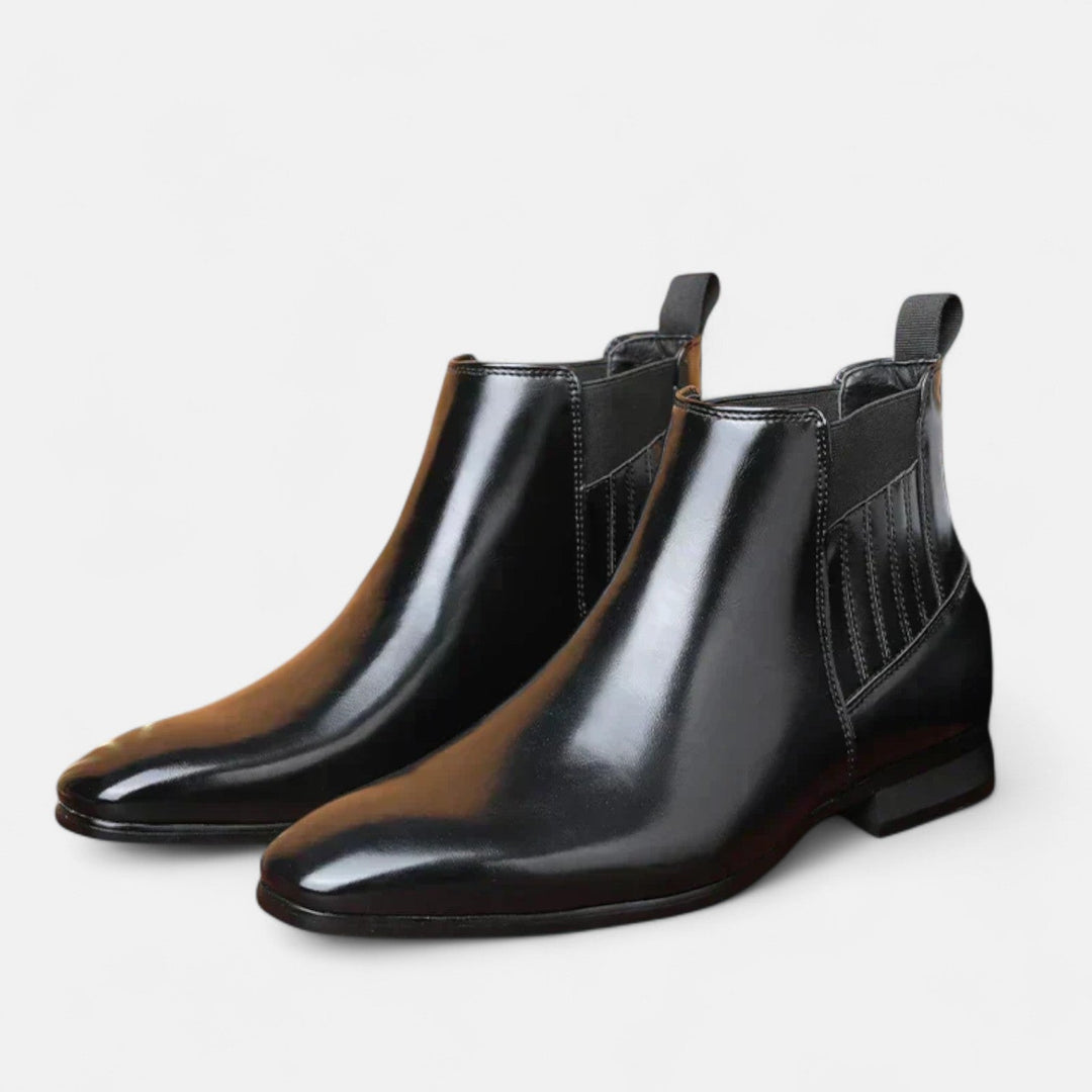 Faustino™ | Elegante Herren-Stiefeletten aus hochwertigem Kunstleder