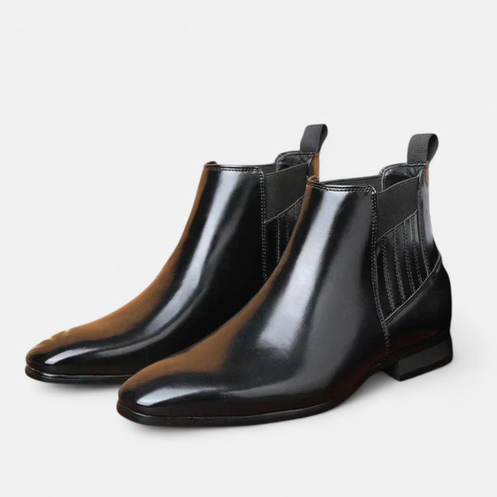 Faustino™ | Elegante Herren-Stiefeletten aus hochwertigem Kunstleder