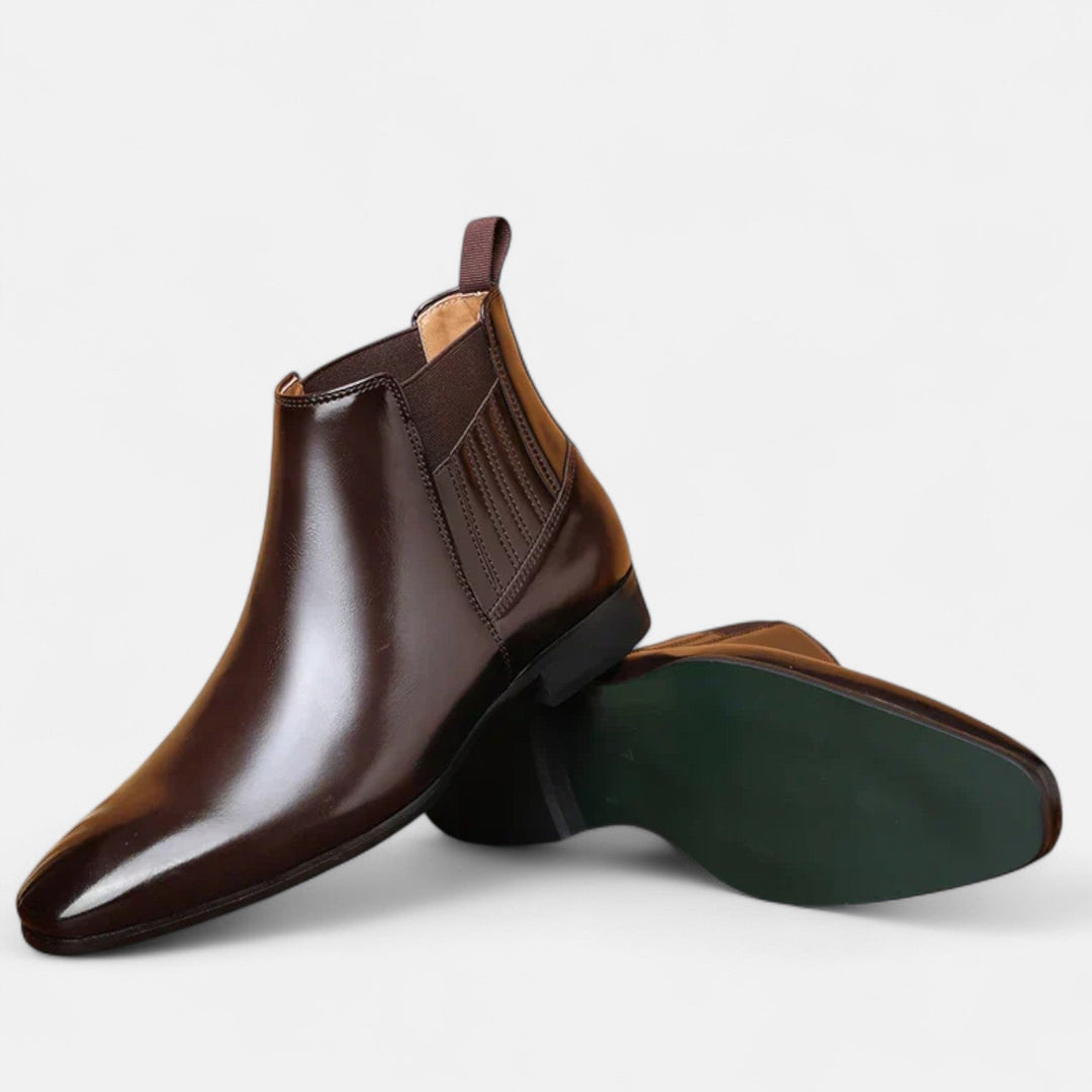 Faustino™ | Elegante Herren-Stiefeletten aus hochwertigem Kunstleder
