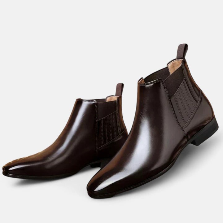 Faustino™ | Elegante Herren-Stiefeletten aus hochwertigem Kunstleder