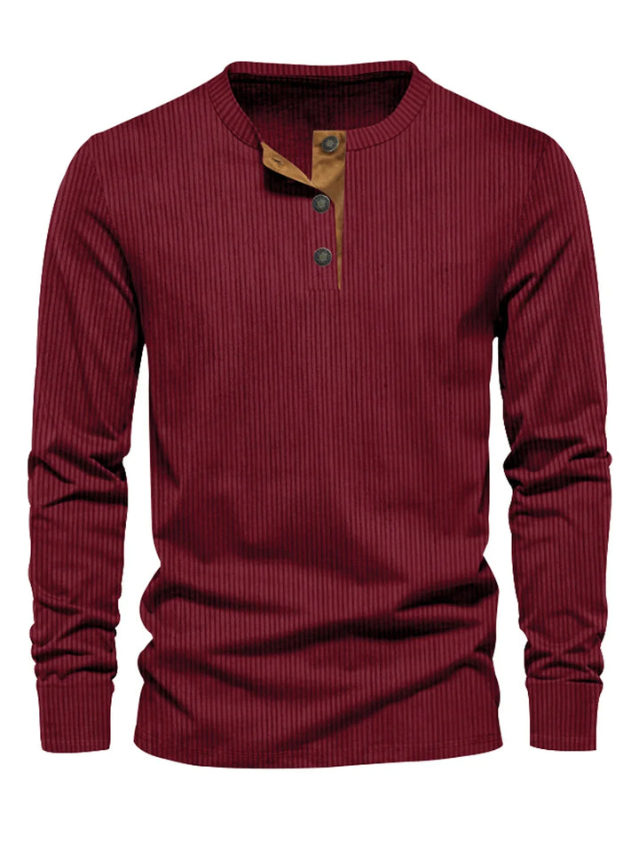 Easton™ | Klassisches Herren-Langarmshirt