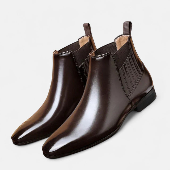 Faustino™ | Elegante Herren-Stiefeletten aus hochwertigem Kunstleder