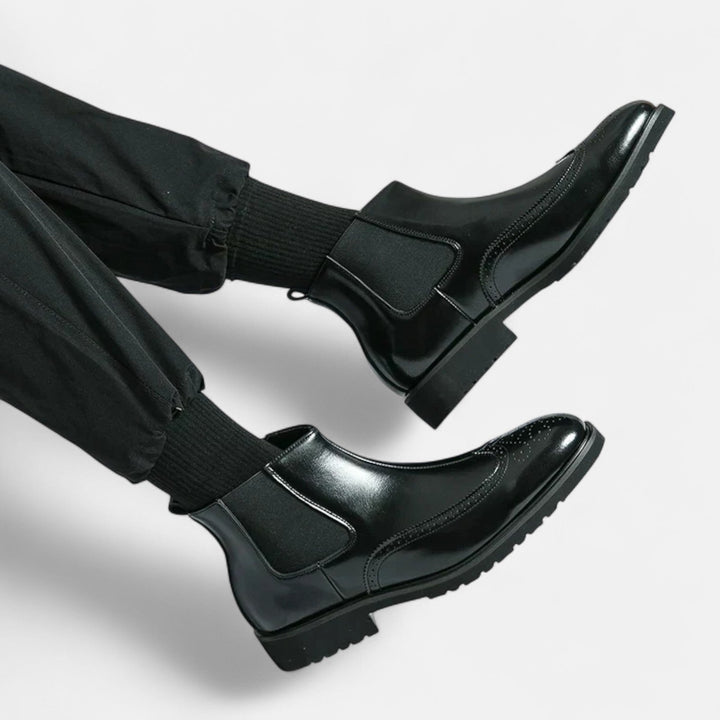 Marzio™ | Elegante Chelsea-Stiefel für Herren aus Kunstleder