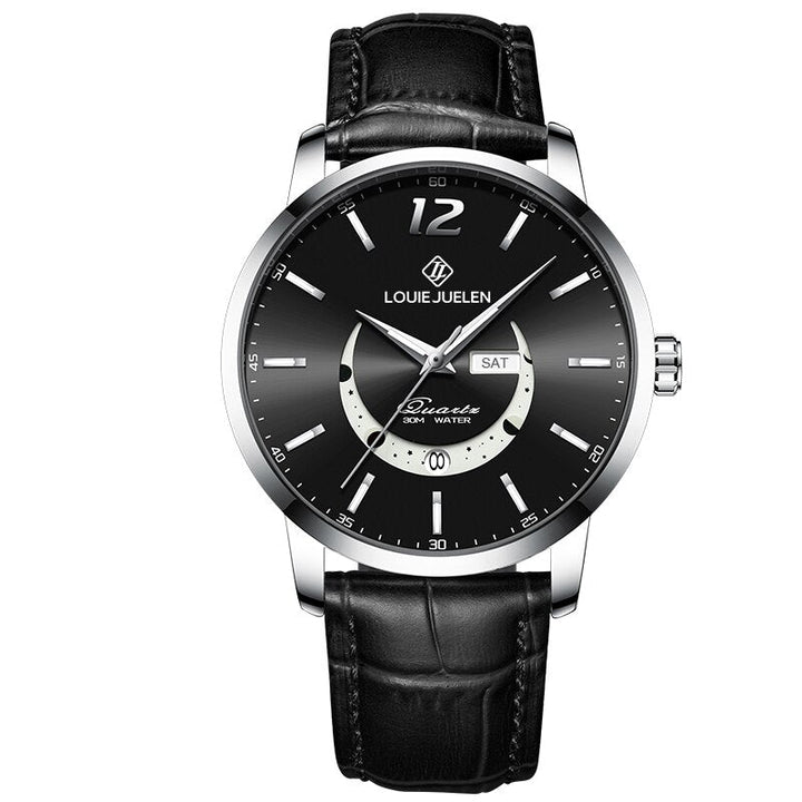 Elegante Uhr mit Mondphase