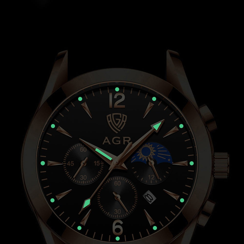 Luxus-Uhr mit handgefertigem Armband